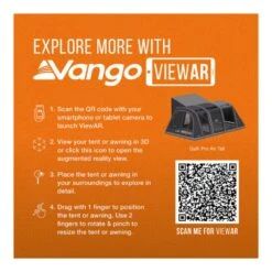 Vango Airbeam Vango Galli Pro Air Tall Awning -Out Door World vango viewar galli pro air tall
