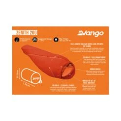 Vango Zenith 200 Sleeping Bag 10 Vango Zenith 200 Sleeping Bag -Out Door World zenith 200 infographic small